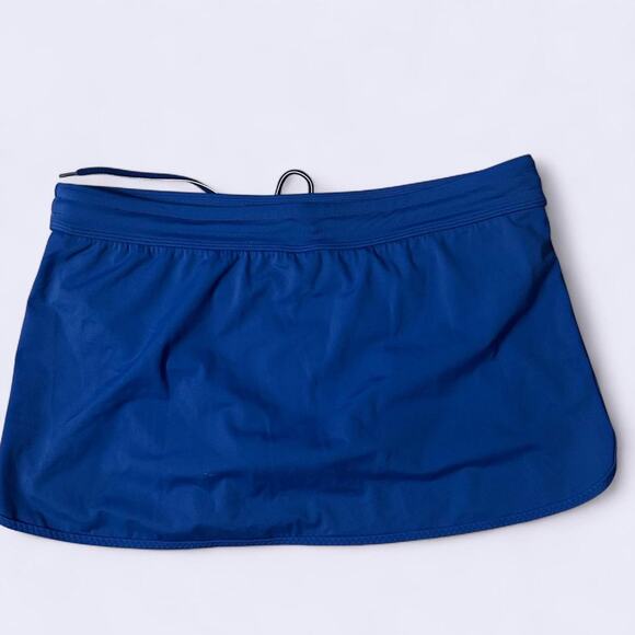 Lands End blue Swim Skort size 12 EUC Women's - Picture 2 of 3